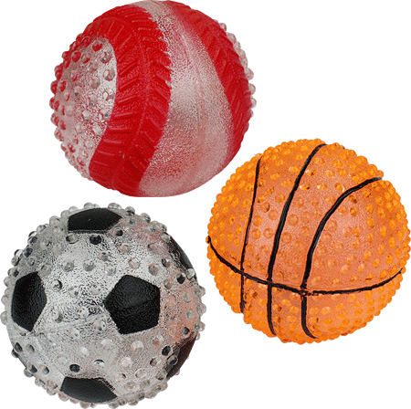 [MP51083] MULTIPET Doglucent TPR Sports Ball 3"