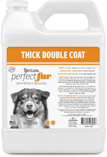 [TC00580] TROPICLEAN PerfectFur Thick Double Coat Shampoo 5:1 - Gallon