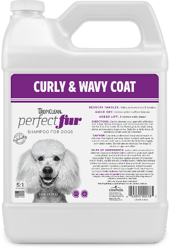 [TC00578] TROPICLEAN PerfectFur Curly & Wavy Coat Shampoo 5:1 - Gallon