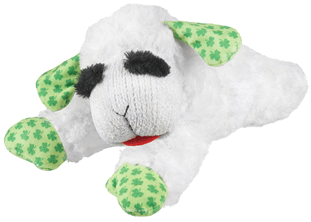 [MPH53741] MULTIPET Lamb Chop St Patrick's Day Pattern 10"