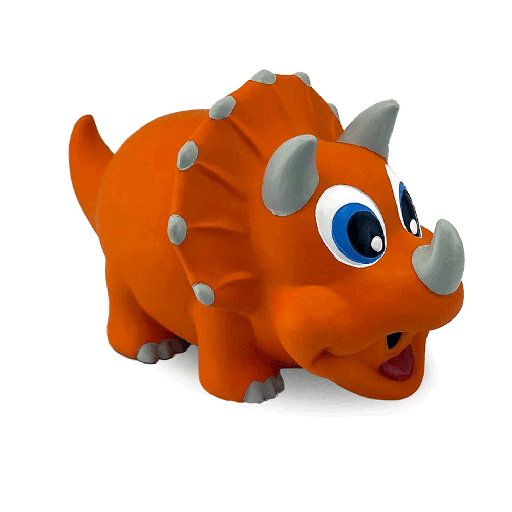 [PS18095] PETSPORT NaturFlex Babies Triceratops 8" L