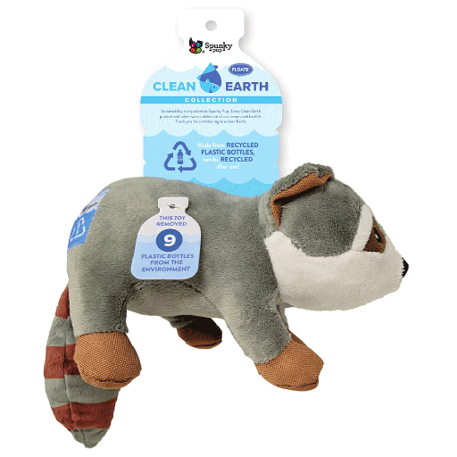 [SKP05786] SPUNKY PUP Clean Earth Raccoon Large