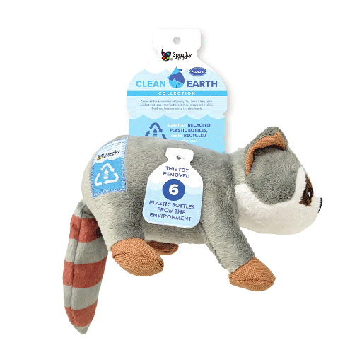 [SKP05792] SPUNKY PUP Clean Earth Raccoon Small