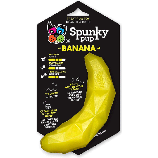 [SKP00345] *SPUNKY PUP Treat Dispensing Banana