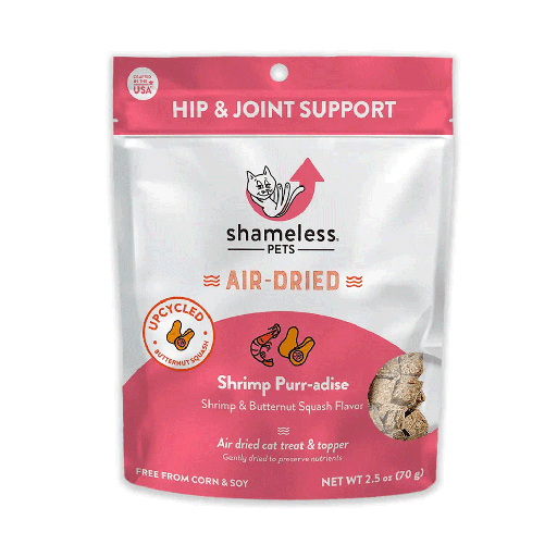 [SHP73734] SHAMELESS PETS Air-Dried Cat Treat & Topper Shrimp Purr-adise 2.5oz