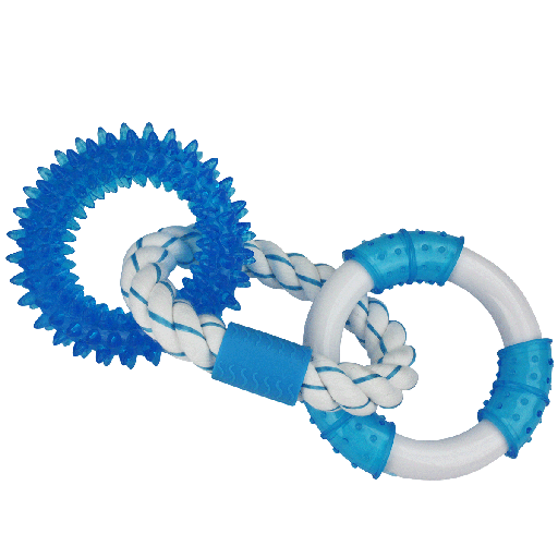 [MP51155] MULTIPET Canine Clean™ Peppermint w/3 Rings 11"