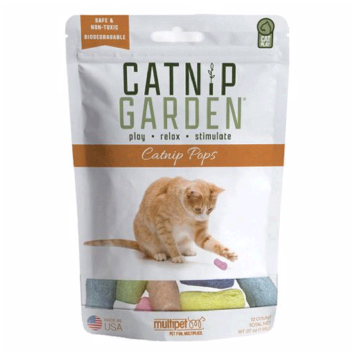 [MP20536] MULTIPET Catnip Garden Pops 12ct. Bag