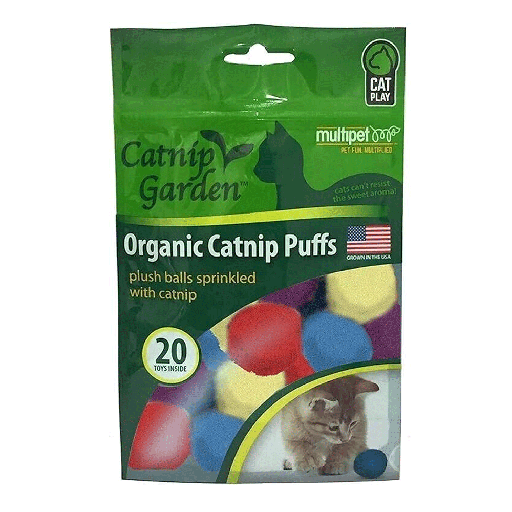[MP20560] MULTIPET Catnip Garden®  Catnip Puffs 20ct. Bag 
