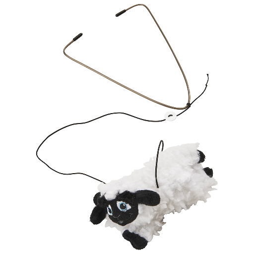 [E52196] SPOT A-Door-Able Baa Baa Black Sheep Cat Toy