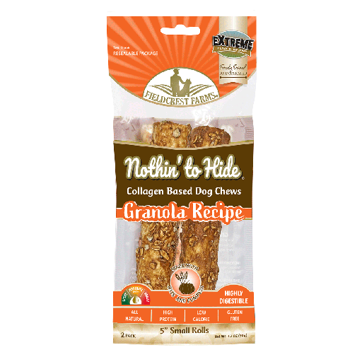 [FF63376] FIELDCREST FARMS Nothin' To Hide 5" Small Roll 2pk Granola