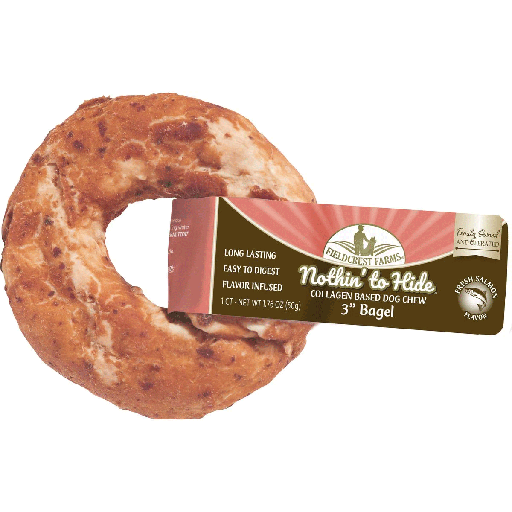 [FF63245] FIELDCREST FARMS Nothin' to Hide Bagel 3" Salmon