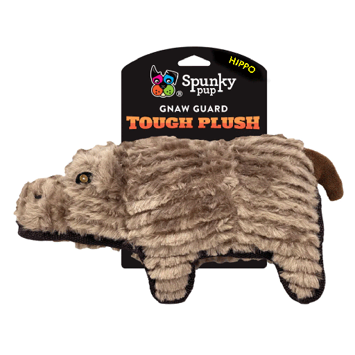 [SKP82527] SPUNKY PUP Tough Plush Hippo