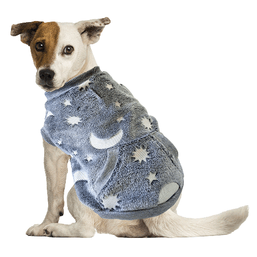 [FP50076 S] *FASHION PET Glow-In-The-Dark Sweatshirt Gray S