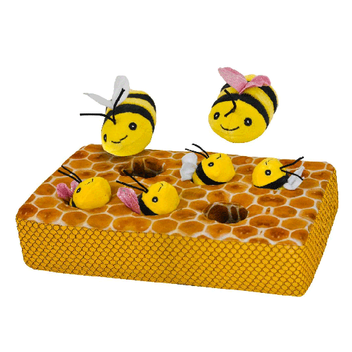 [PWP92058] PATCHWORKPET Bees in a Honeycomb 14"