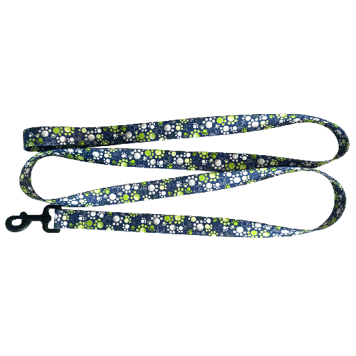 [EE00442] *ERNIE ELS Leash 6' x 1" Navy Golf Ball & Paws