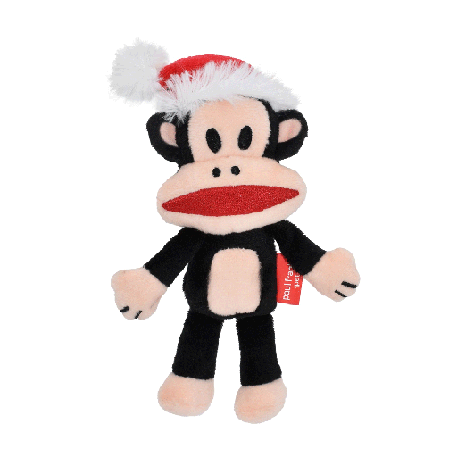 [MPH57084] MULTIPET Holiday Paul Frank Julius w/Santa Hat 6"