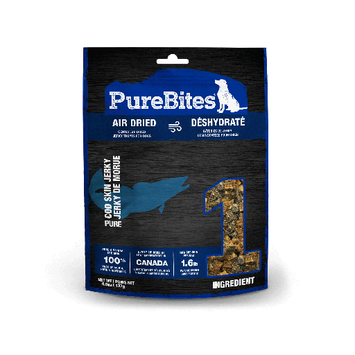 [PB00283] PURE BITES Air Dried Cod Skin 4.8oz