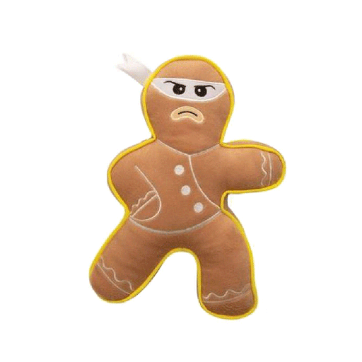 [SNGH96272] SNUGAROOZ Holiday Ninja Bread Man 8"