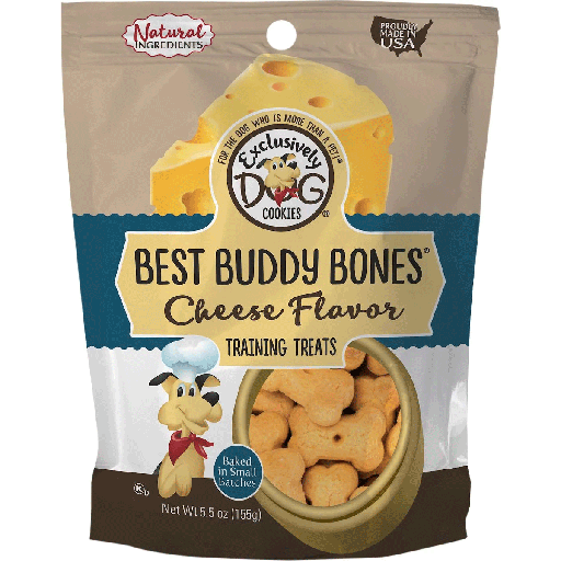 [E44700] EXCLUSIVELY PET Best Buddy Bones Cheese 5.5oz