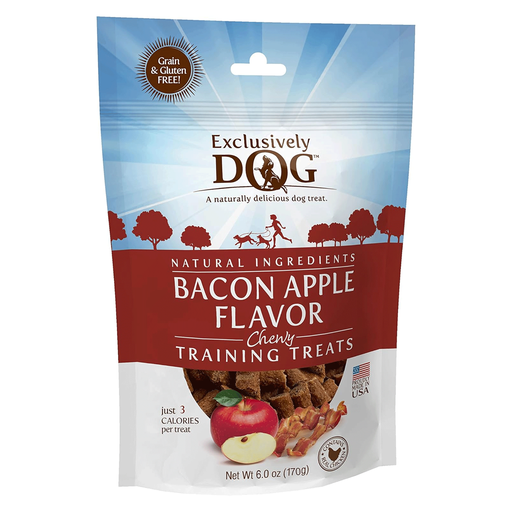 [E51200] EXCLUSIVELY PET Training Treats Bacon Apple 7oz