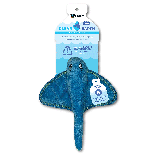 [SKP05755] SPUNKY PUP Clean Earth Stingray Small