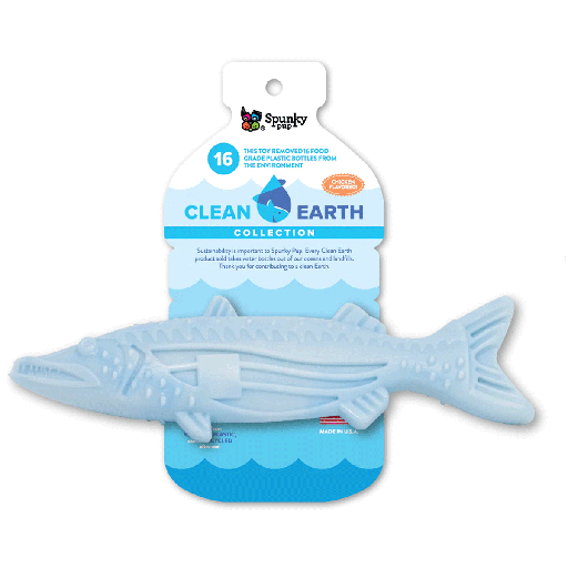 [SKP08728] SPUNKY PUP Clean Earth Chew Barracuda