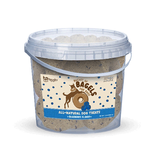 [SKP12046] SPUNKY PUP Bucket Of Bagels Blueberry 3lb