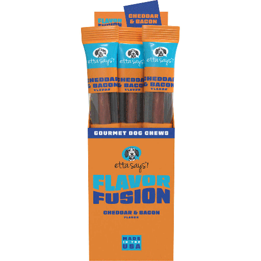 [TP00588] ETTA SAYS! Flavor Fusion Chew Cheese/Bacon 12ct