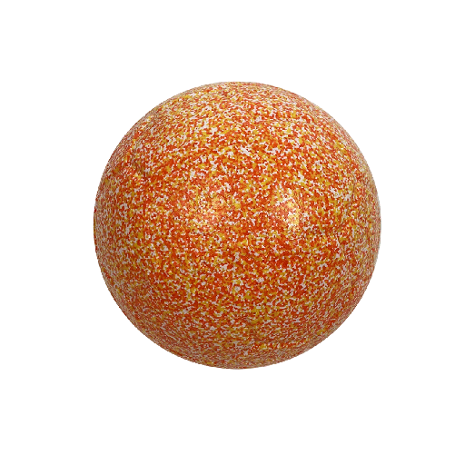 [JPH72089 ORG/YLW] JOLLYPET Fall Soccer Ball Speckled Orange L 8in