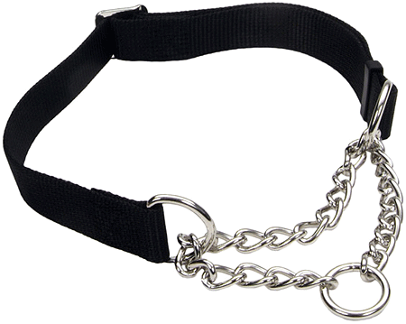 [CA6410 BLACK] COASTAL Adjustable Check Choke Training Collar 5/8 x 10-14 Black