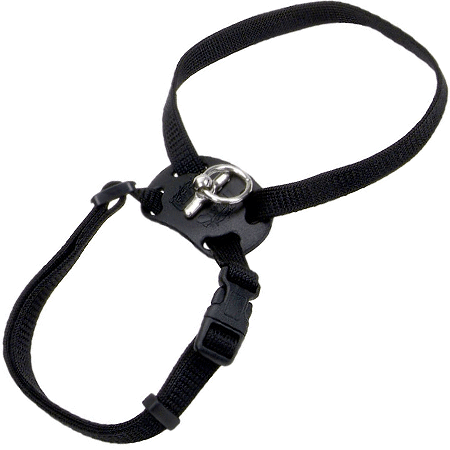 [CA7348 BLACK] COASTAL Size Right! Cat Harness 3/8x12-18 Black