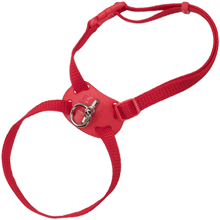 [CA7348 RED] COASTAL Size Right! Cat Harness 3/8x12-18 Red