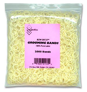 [MX1174 S 5/16] *BOWDECO Latex Grooming Bands 5/16 2000ct