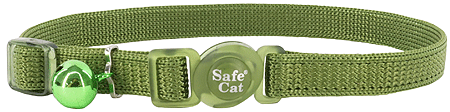 [CA7001 PALM GREEN] COASTAL Safe Cat Adjustable Collar 3/8x8-12 Palm Green