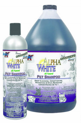 [DK1281] GROOMERS EDGE Alpha White Shampoo 32:1 Gallon