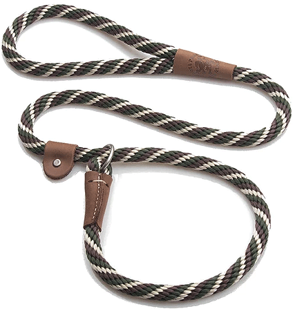 [MEN026 WOODLANDS] MENDOTA Slip Lead 3/8" x 6' Woodlands