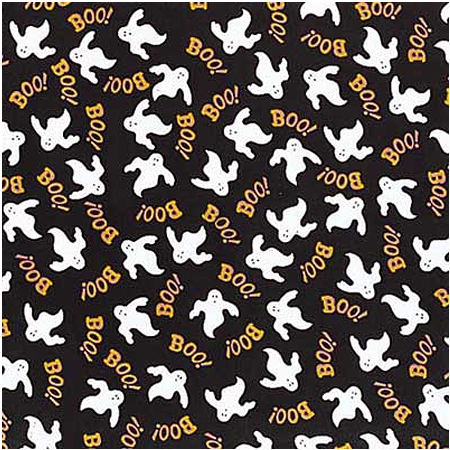 [BAN392] BANDANNA Boo Ghost Glow 12 pack