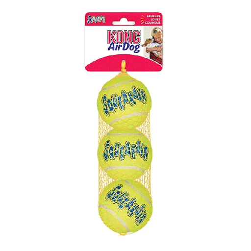 [KNG77515] KONG Squeaker Tennis Ball 3pk S