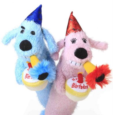 [MP47930] MULTIPET Birthday Loofa Dog 12 inch