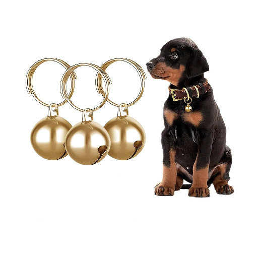 [CA45103 DOG GLD] COASTAL Gold Pet Bells 3pk