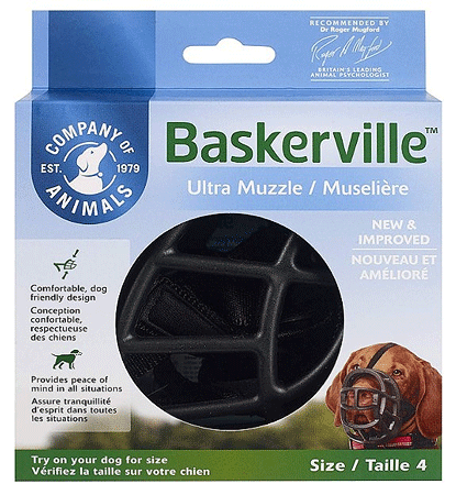 [COA61420] COMPANY OF ANIMALS Baskerville Ultra Muzzle Size 4 Black