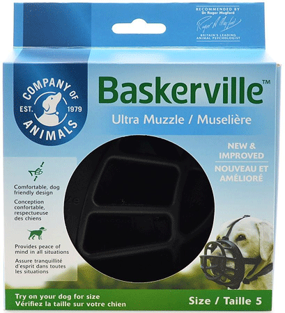 [COA61520] COMPANY OF ANIMALS Baskerville Ultra Muzzle Size 5 Black