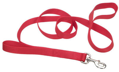 [CA906H RED] COASTAL Loops Lead w/handle - 1 Inch x 6' - Red