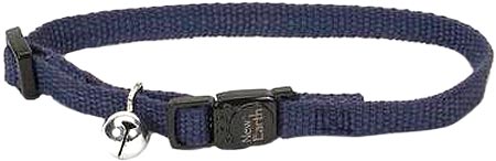 [CA14701 INDIGO] COASTAL Soy Cat Collar - Adjustable - 3/8in x 8-12in - Indigo