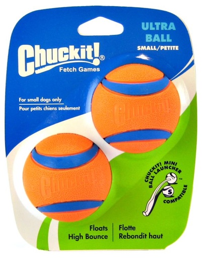 [PMT17020] CHUCKIT Ultra Ball  2pk 2in. S