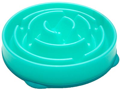 [OH51002] OUTWARD HOUND Slow/Fun Feeder Teal