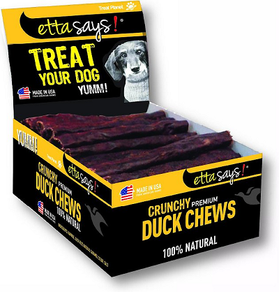 [TP00122] ETTA SAYS Premium Crunchy Chews - Duck - 4in 36ct