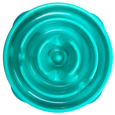 [OH51006] OUTWARD HOUND Slow/Fun Feeder Teal M