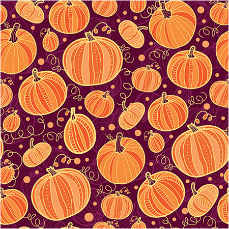 [BAN449] BANDANNA Dancing Pumpkins