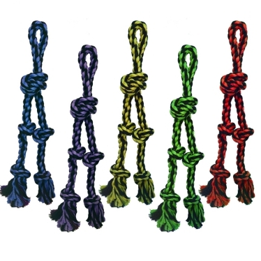 [MP29522] MULTIPET Nuts For Knots Rope w/Danglers - 20 inch